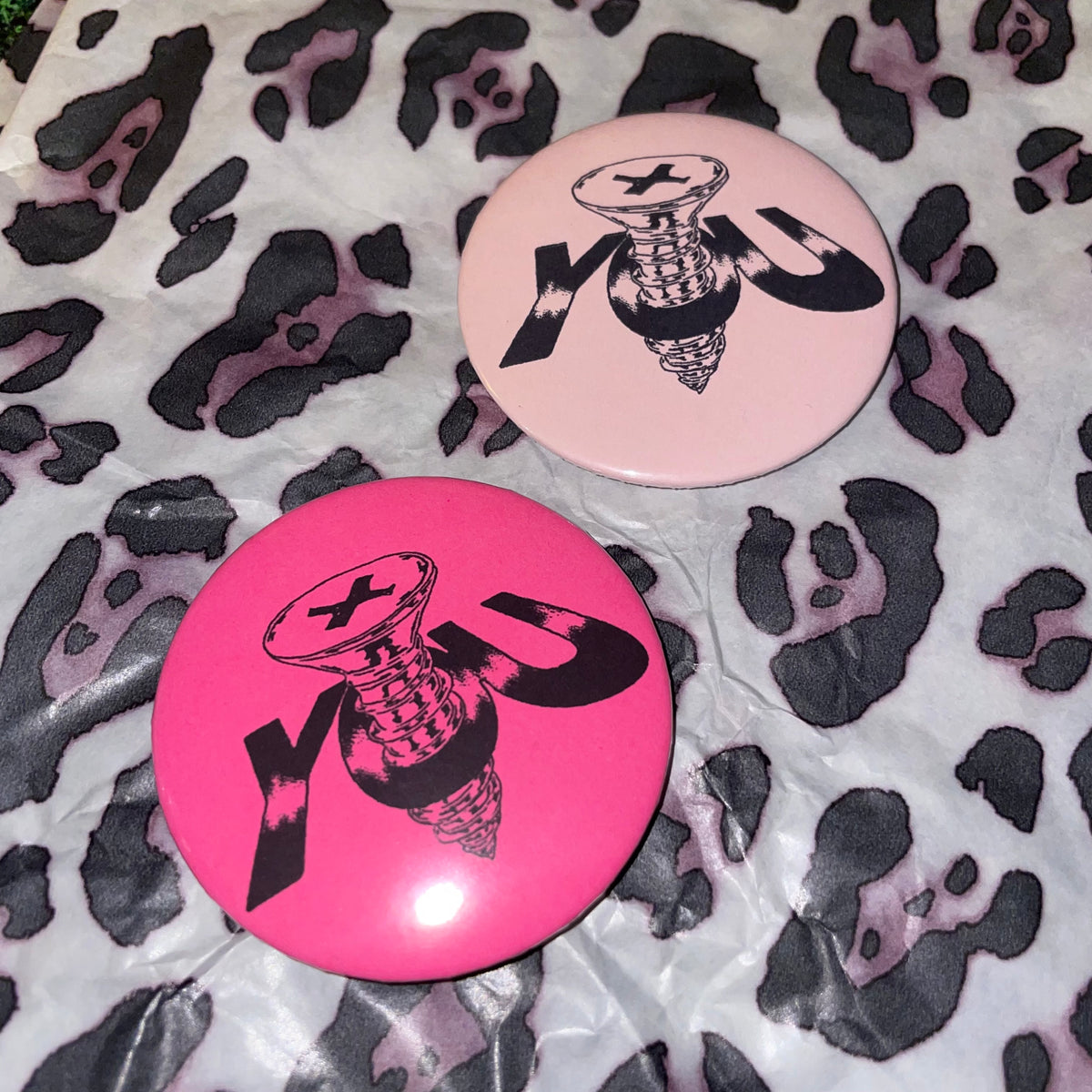 Screw YOU 🔩🫵 Large Badge